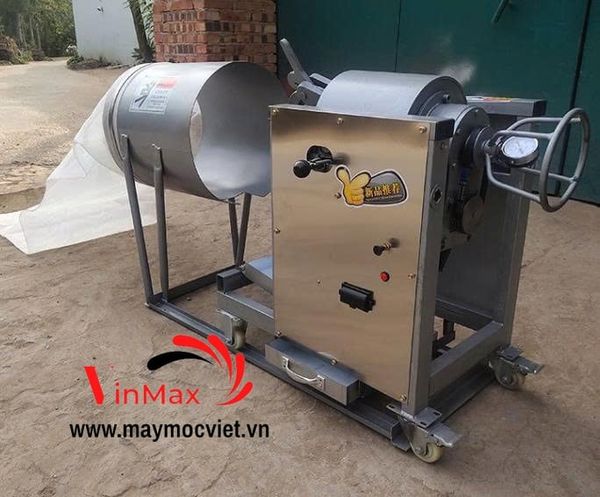 Máy Nổ Bỏng Hạt Gạo Dùng Gas Turbo TBG50