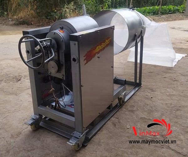 Máy Nổ Bỏng Hạt Gạo Dùng Gas Turbo TBG50