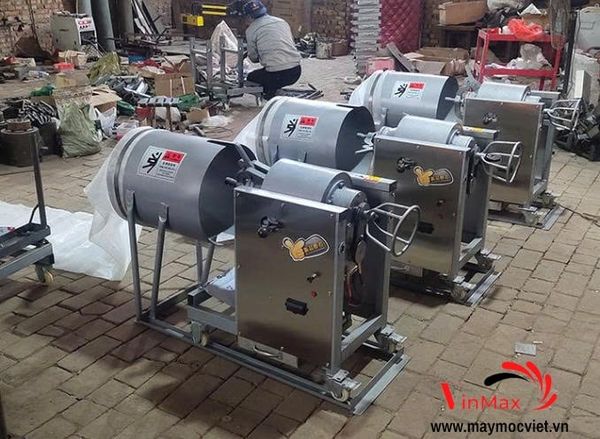 Máy Nổ Bỏng Hạt Gạo Dùng Gas Turbo TBG50