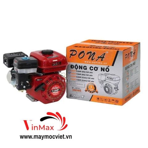 Động cơ nổ 4 thì Pona PN200 7.5HP (Cốt xéo)