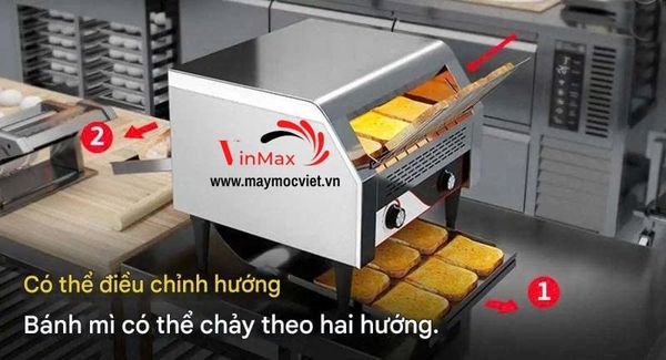 Máy nướng bánh mì băng chuyền Turbo