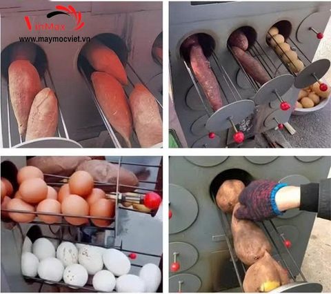 Bếp nướng ngô khoai  ngoài trời 8 họng Turbo TBN08