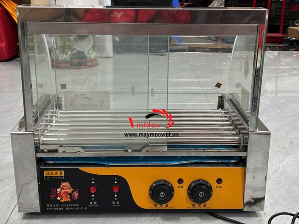 Máy Nướng Xúc Xích 7 Thanh Kính Lùa VMK07