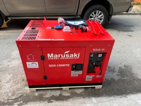 Máy Phát Điện Chạy Dầu 3 Pha 8.6kW Marusaki SDG12000TE