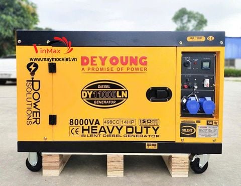 Máy Phát Điện Chạy Dầu Chống Ồn DEYOUNG DY11000LN 8KVA 220V