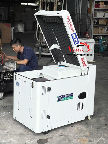 Máy phát điện BamBoo BMB GS10KVA động cơ BMB195F