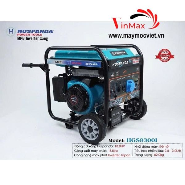 Máy Phát Điện Chạy Xăng Inverter 8.5KW HUSPANDA HGS9300I