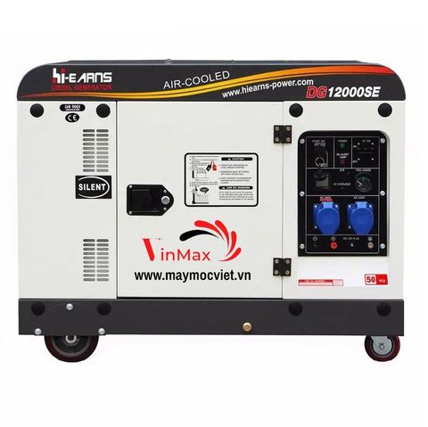 Máy Phát Điện Chạy Dầu giảm âm HI-EARNS DG12000SE 9KW