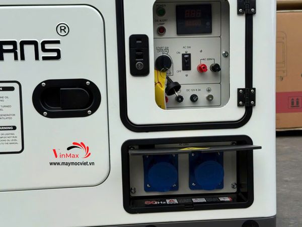 Máy Phát Điện Chạy Dầu giảm âm HI-EARNS DG12000SE 9KW