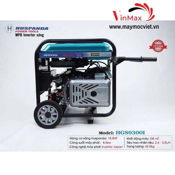 Máy Phát Điện Chạy Xăng Inverter 8.5kW HUSPANDA HGS9300I