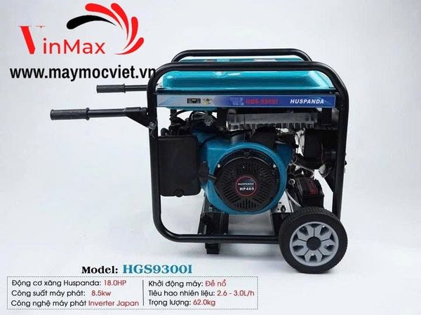 Máy Phát Điện Chạy Xăng Inverter 8.5kW HUSPANDA HGS9300I