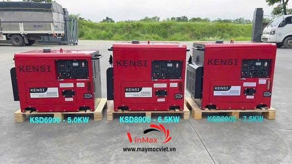 Máy Phát Điện Chạy Dầu 5kW Kensi KSD6900