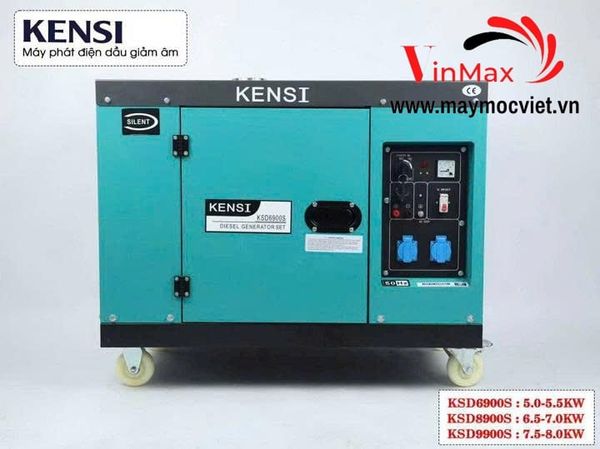 Máy Phát Điện Chạy Dầu 7KW KENSI KSD8900S