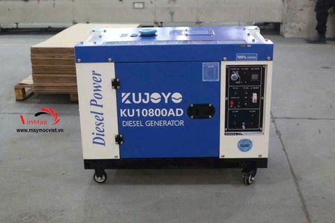 Máy Phát Điện Chạy Dầu Diesel 7.5KW Kujoyo KU10800AD Đề Điện