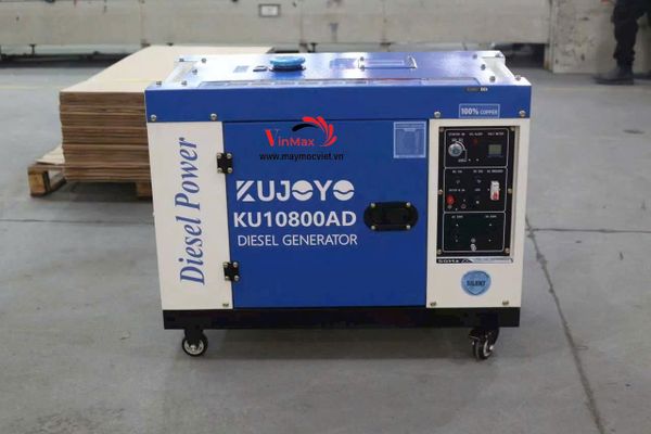 Máy Phát Điện Chạy Dầu Diesel 7.5KW Kujoyo KU10800AD Đề Điện