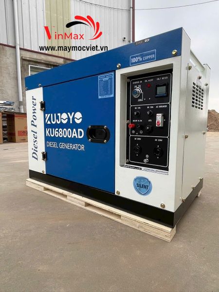 Máy Phát Điện Chạy Dầu Diesel 5KW Kujoyo KU6800AD
