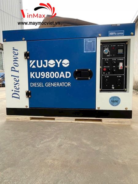 Máy Phát Điện Chạy Dầu Diesel 7KW Kujoyo KU9800AD Đề Điện