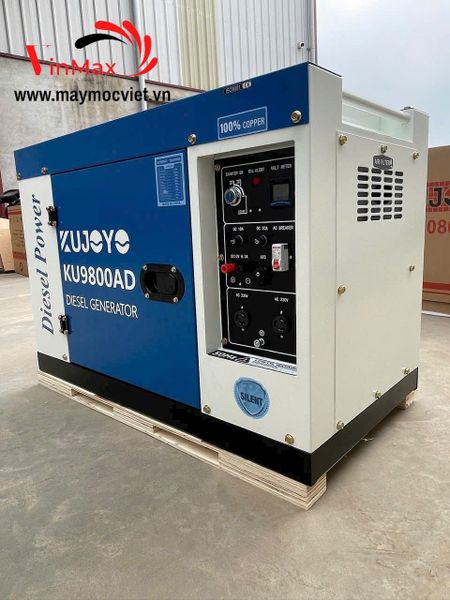 Máy Phát Điện Chạy Dầu Diesel 7KW Kujoyo KU9800AD Đề Điện