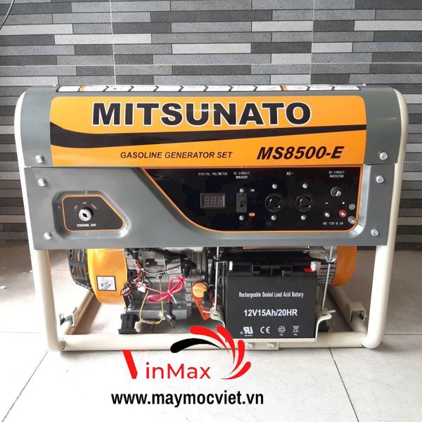 Máy Phát Điện Xăng 7kW Đề Điện Mitsunato MS8500E