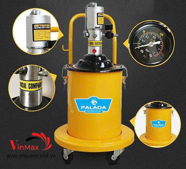 Máy bơm mỡ dùng khí nén Palada PD150