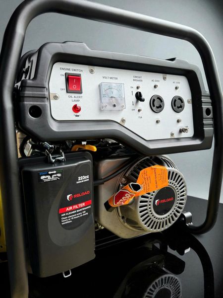 Máy Phát Điện Xăng 3.5KW Reload REG 4000E Có Đề