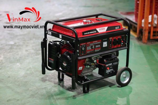 Máy phát điện xăng đề điện SANDA SD6800E