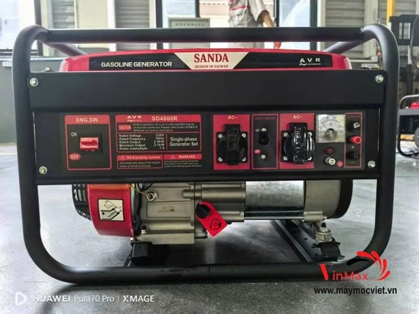 Máy phát điện xăng đề điện SANDA SD6800E