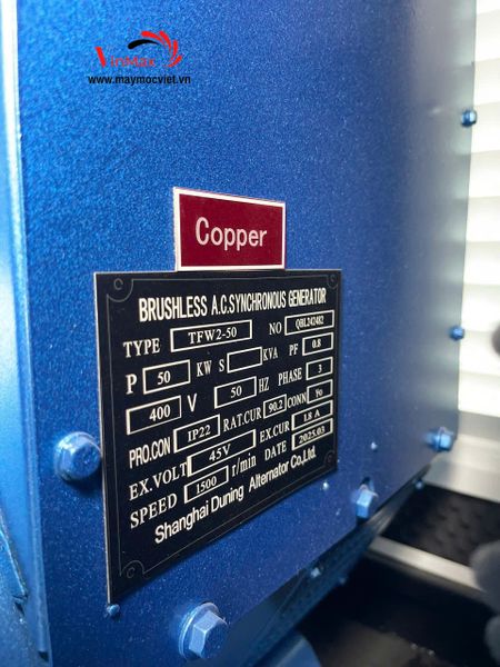 Máy phát điện Turbo 65.5KVA TFW2-50