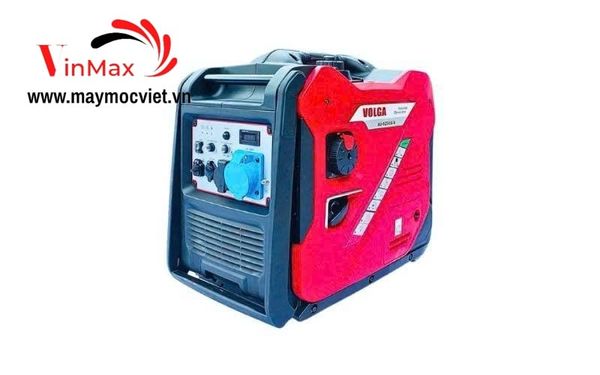 Máy Phát Điện Chạy Xăng Inverter VOLGA AU-6250iS-E Cách Âm, Có Đề