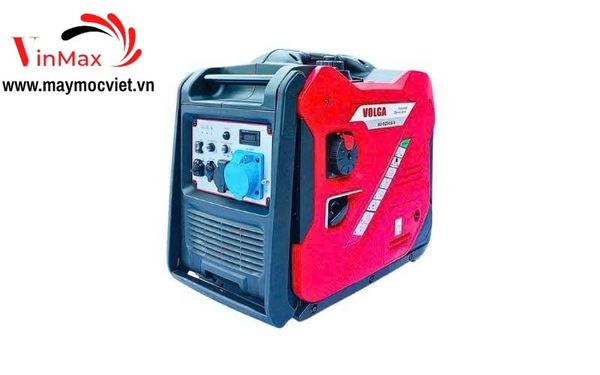 Máy Phát Điện Chạy Xăng Inverter VOLGA AU-6250iS-E Cách Âm, Có Đề