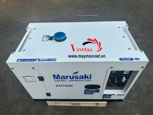 Máy Phát Điện Chạy Dầu Chống Ồn 7KVA Marusaki XD790E