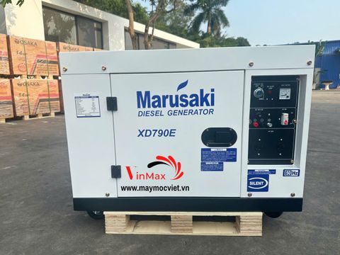 Máy Phát Điện Chạy Dầu Chống Ồn 7KVA Marusaki XD790E