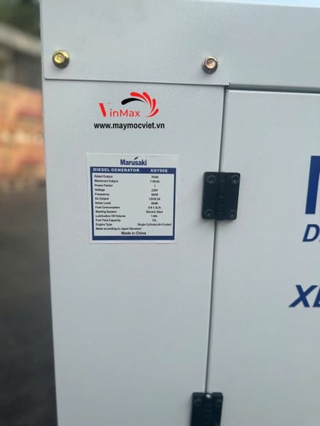 Máy Phát Điện Chạy Dầu Chống Ồn 7KVA Marusaki XD790E