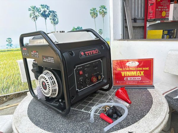 Máy Phát Hàn 230A Chạy Xăng 3Kw TTPRO Điện 220V