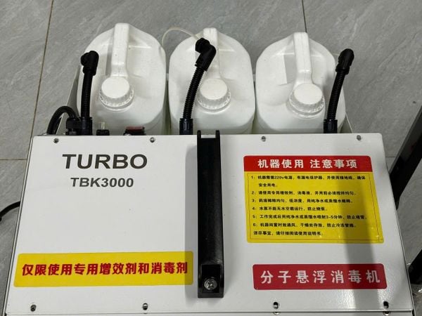 Máy Phun Khói Khử Trùng Chạy Điện Siêu Giảm Âm Turbo TBK3000