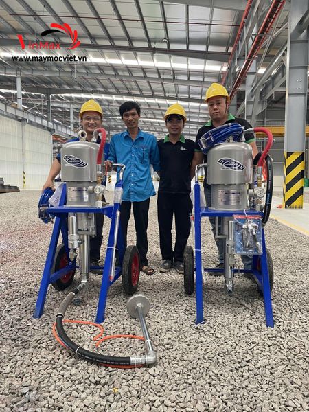 Máy Phun Sơn Dầu Epoxy HANDOK Tỉ Số Nén 63:1