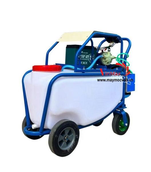 Máy Phun Thuốc Di Động 75 Lít Chạy Ắc Quy Dây Hơi Tự Rút 20m Turbo TB7520