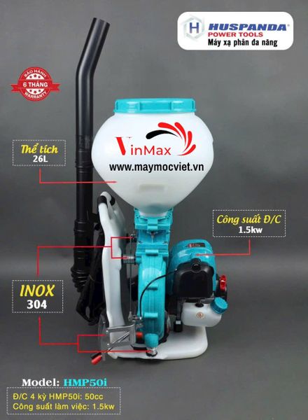 Máy xạ phân 4 thì Huspanda HMP50i