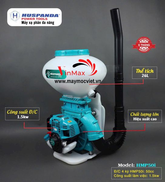 Máy xạ phân 4 thì Huspanda HMP50i
