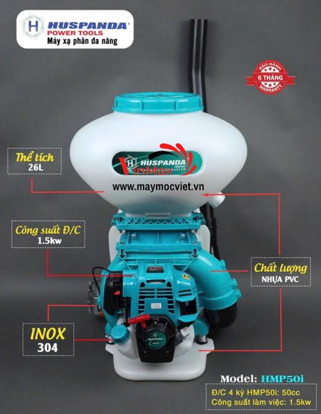 Máy xạ phân 4 thì Huspanda HMP50i