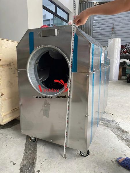 Máy rang hạt chạy điện 3 pha năng suất 40–50kg/giờ Turbo TBR50