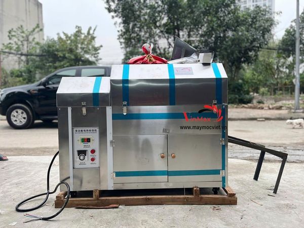 Máy rang hạt chạy điện 3 pha năng suất 40–50kg/giờ Turbo TBR50