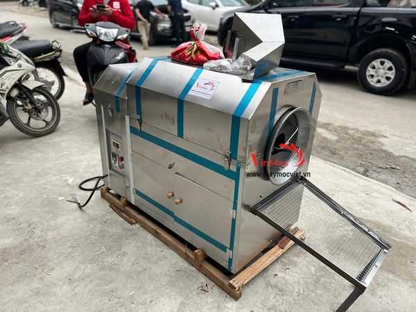 Máy rang hạt chạy điện 3 pha năng suất 40–50kg/giờ Turbo TBR50