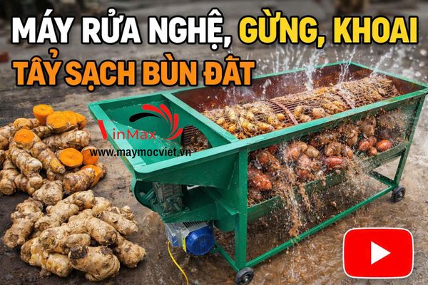 Máy Rửa Củ, Nông Sản Hộp Số Giảm Tốc VMR3000