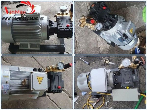 Máy rửa xe Turbo đầu liền 7.5HP/5.5kW 3 pha 380V