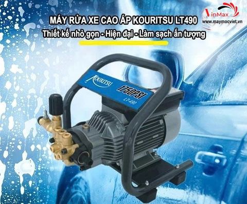 Máy phun rửa áp lực KOURITSU LT490