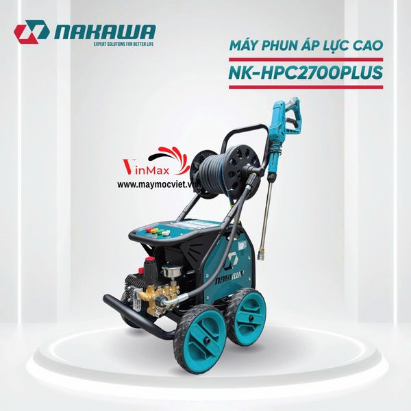 Máy Rửa Xe Cao Áp Nakawa 2.6KW NK-HPC2700PLUS Chính Hãng