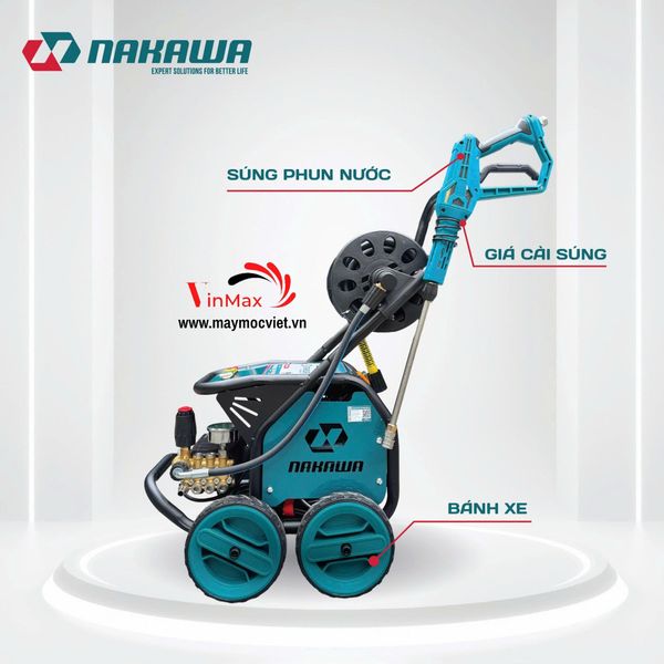 Máy Rửa Xe Cao Áp Nakawa 2.6KW NK-HPC2700PLUS Chính Hãng