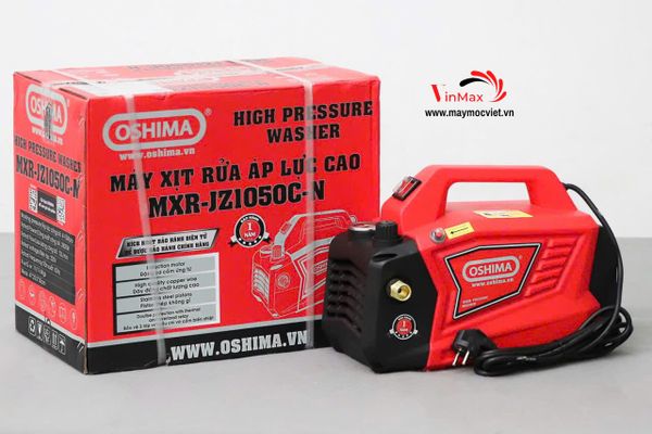 Máy Xịt Rửa OSHIMA MXR-JZ 1050C-N 2.8kW Đỏ Điện 1 Pha