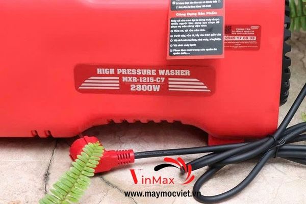 Máy Rửa Xe 2800W Oshima MRX 1215-C7 Có Chỉnh Áp